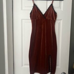 Forever 21 Copper Velvet Top